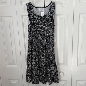 French Grey Sleeveless Dress